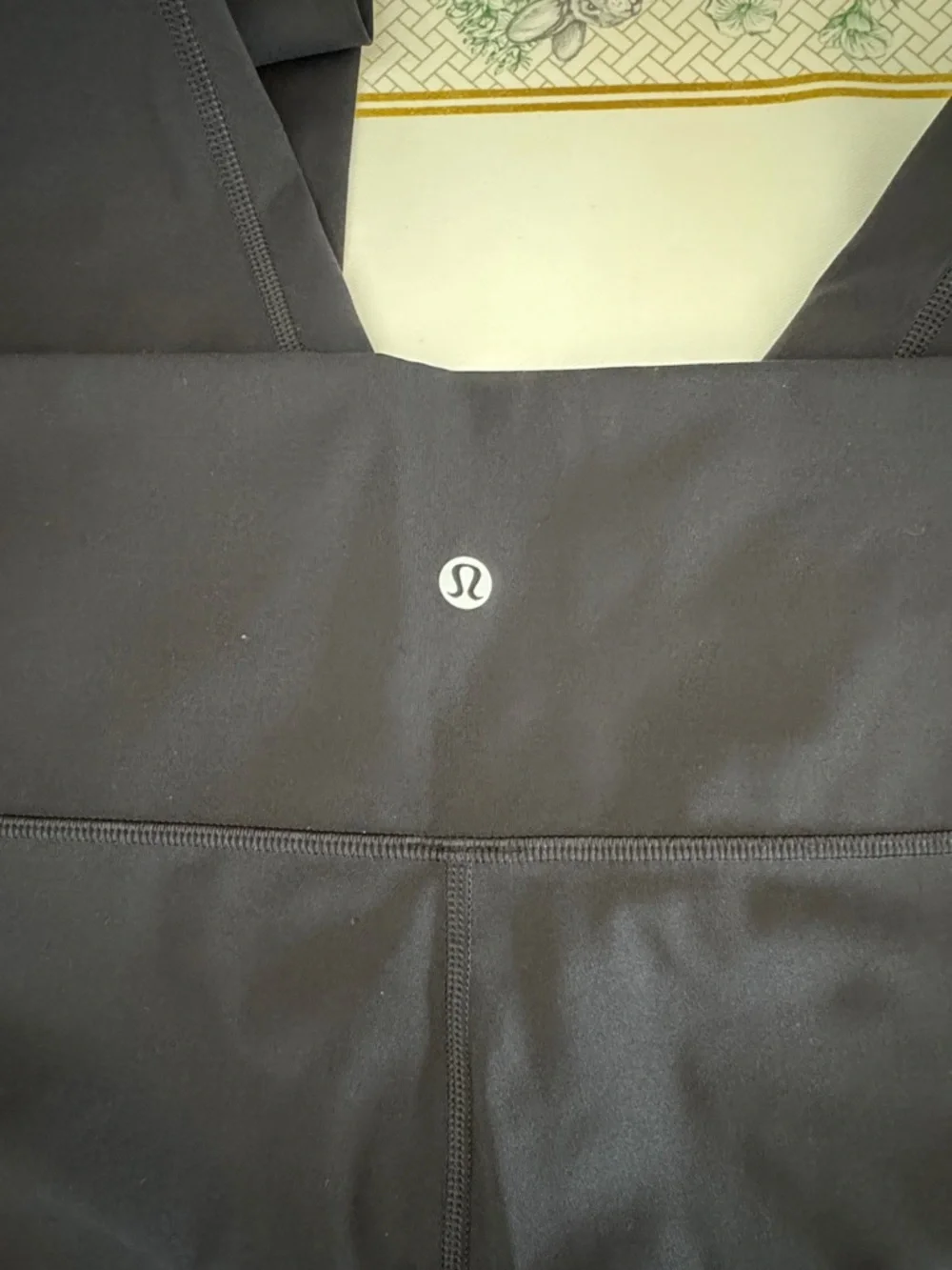 Lululemon Wunder Under Black High-Rise Leggings with Signature Logo sz 18
